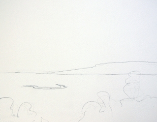 drawing-for-from-tamborine-mountain-watercolor-landscape-painting
