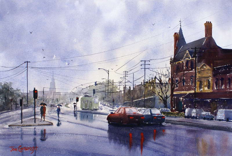 Watercolor Paintings Street Scene Gallery Watercolour