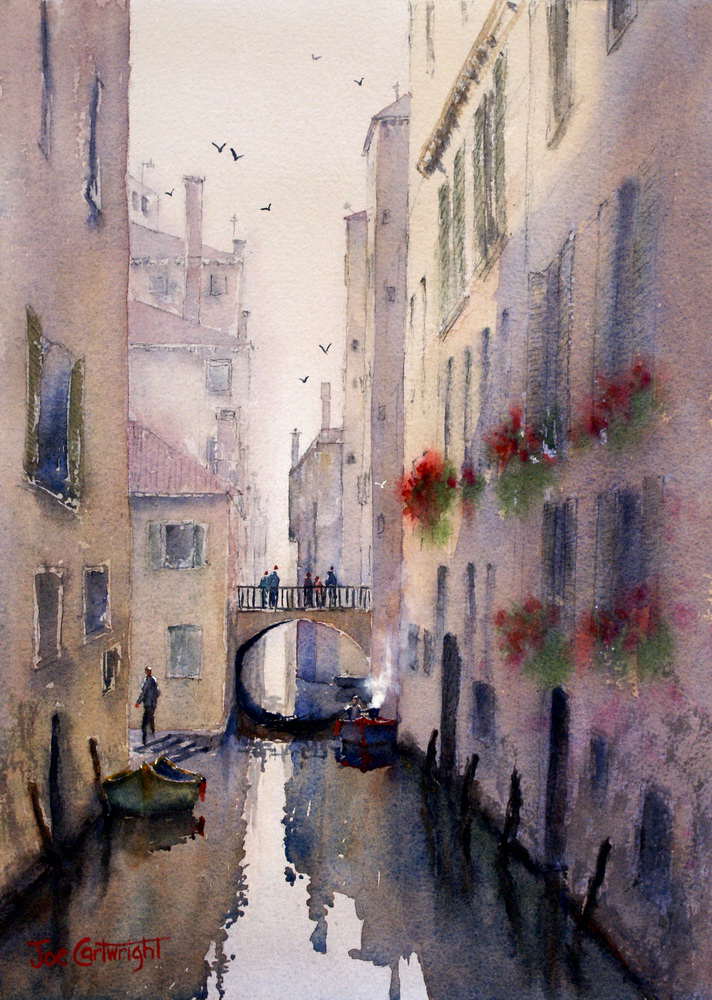 Watercolor Paintings Venice Gallery.Venice Italy watercolour