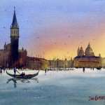 San Giorgio Venice watercolor painting