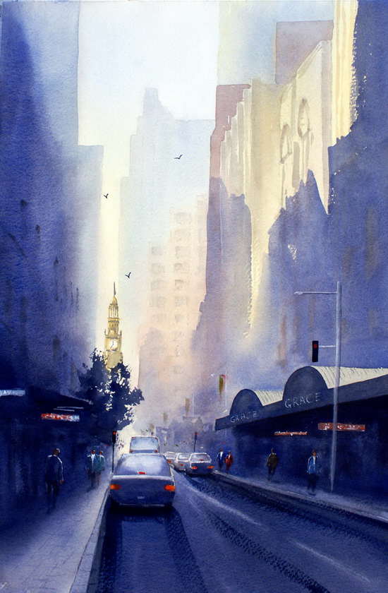 town painting town painting