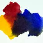 Mixing a Blue, Red and Yellow will give you a dull grey to black color depending on proportions of each color mixed