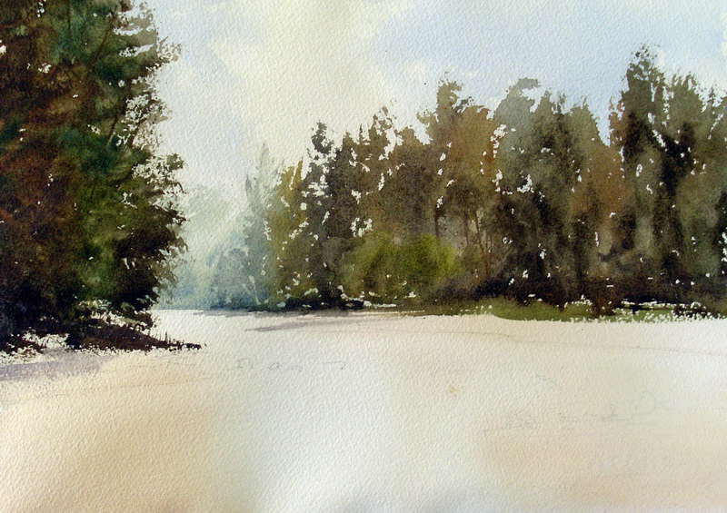 watercolor fan brush watercolor fan brush