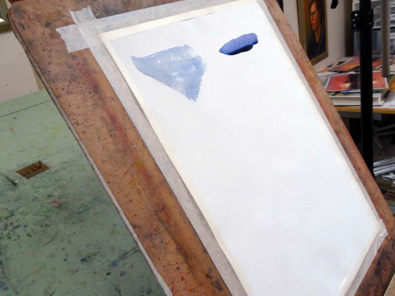 Angle of watercolor painting easels Painting With Watercolors