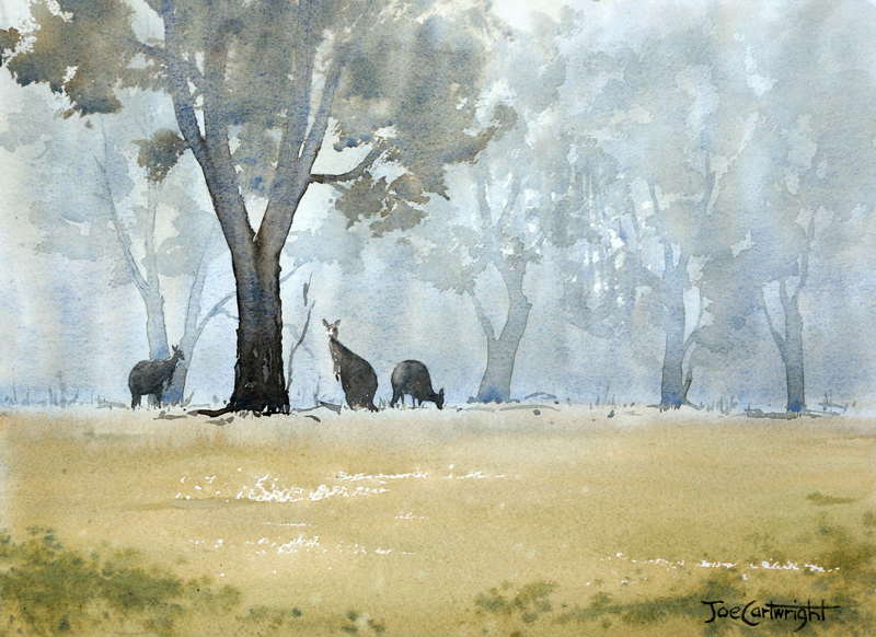 Watercolor paintings for sale by Joe Cartwright