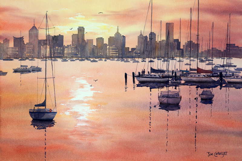 Watercolor paintings for sale by Joe Cartwright